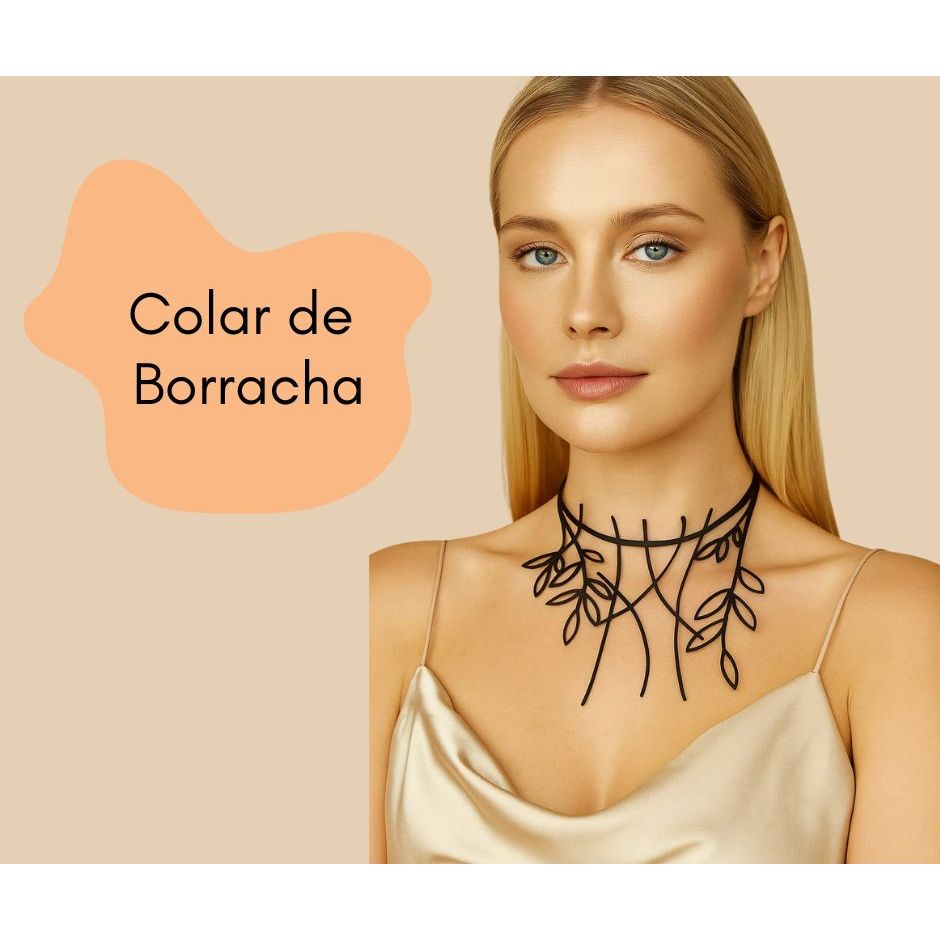 Colar Bela Novidade Artesanal Feminino Mulher Moda Feminina Blogueira Virginia Sustentavel Envio Imediato Lancamento
