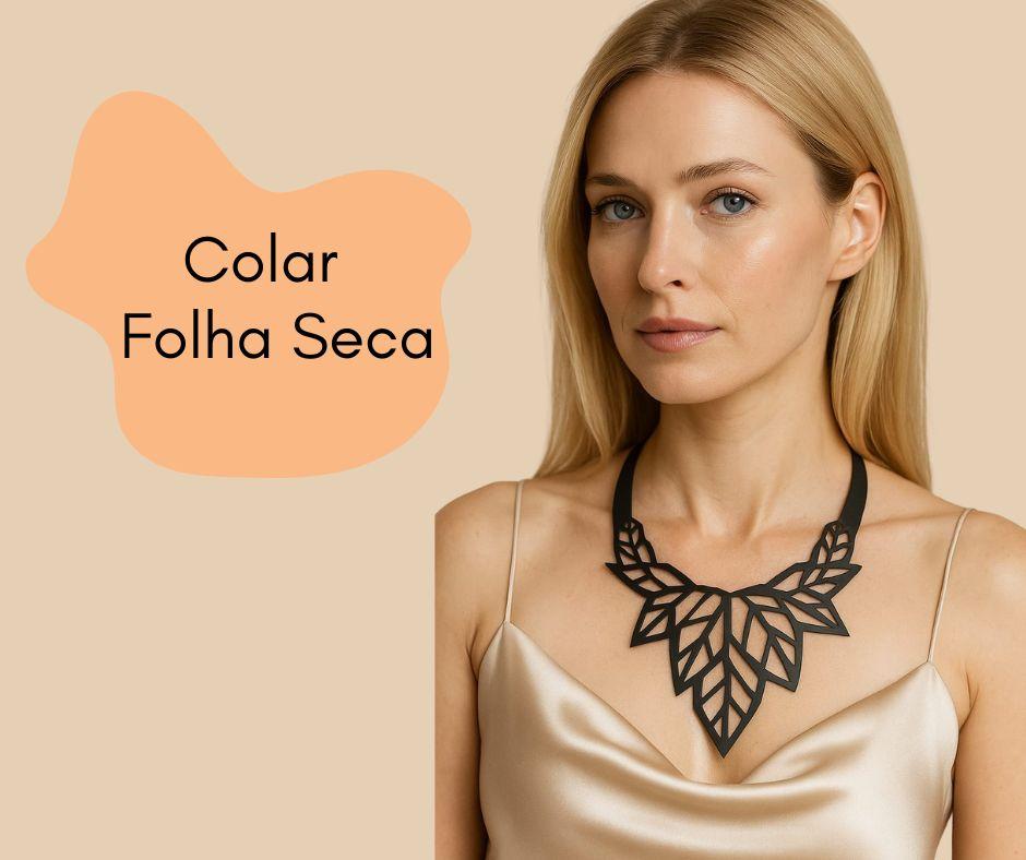 Colar Folha Seca