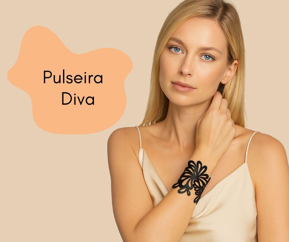 Pulseira Diva Bracelete Novidade Artesanal Feminino Mulher Moda Feminina Blogueira Virginia Envio Imediato Lancamento