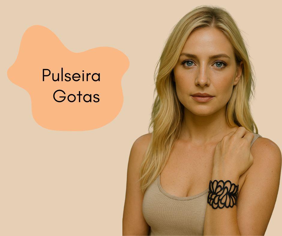 Pulseira Gotas Bracelete Novidade Artesanal Feminino Mulher Moda Feminina Blogueira Virginia Envio Imediato Lancamento
