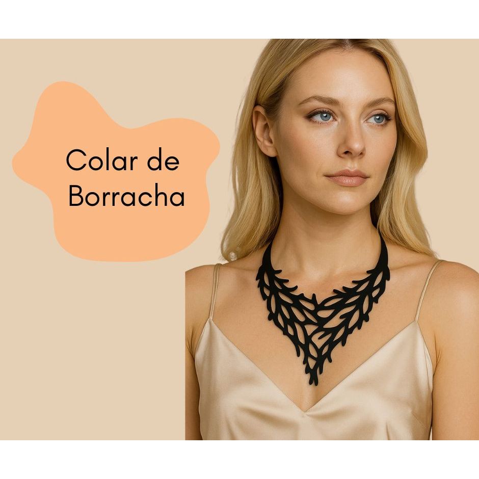 Colar Coral Novidade Artesanal Feminino Mulher Moda Feminina Blogueira Virginia Sustentavel Envio Imediato Lancamento