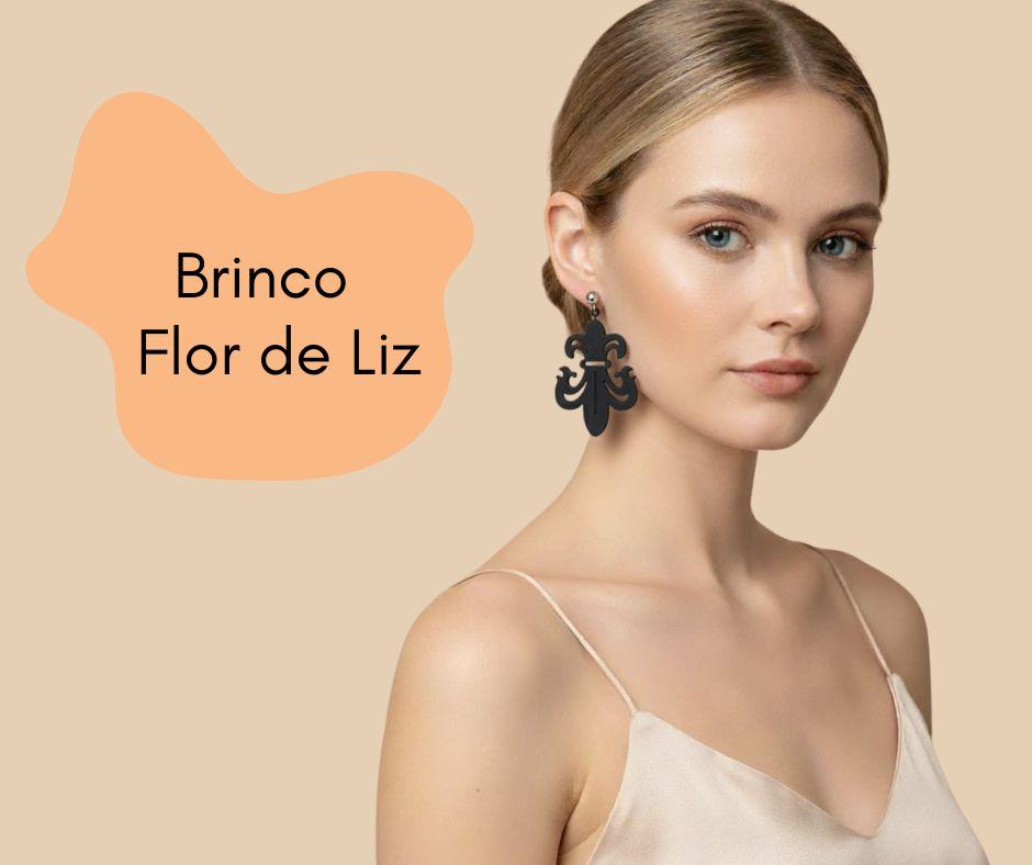 Brinco Flor de liz